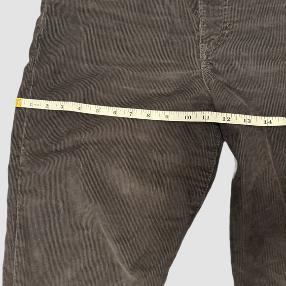 Levi’s Ribcage Straight Ankle Corduroy Pants Gray Size 30 - Picture 5 of 9